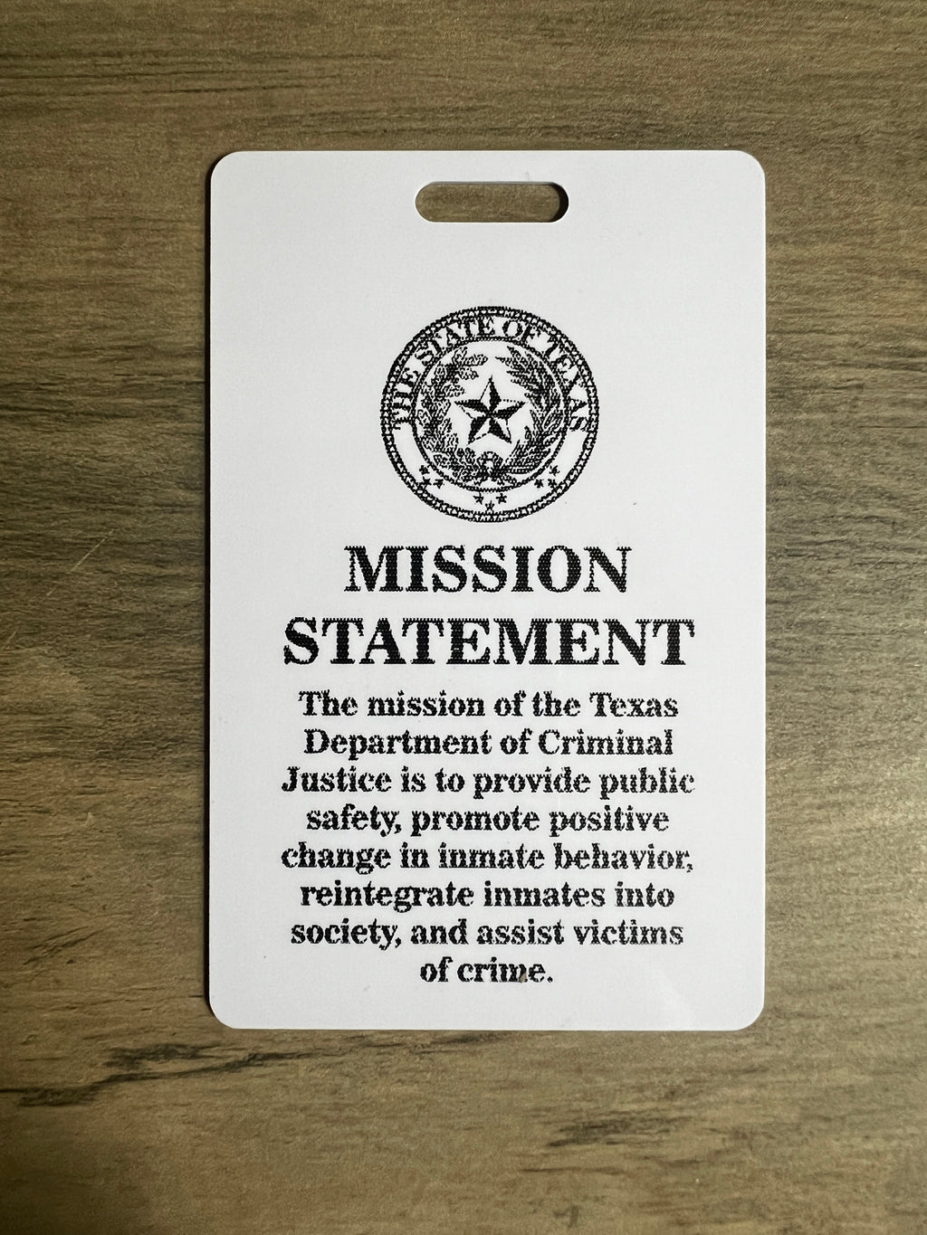 TDCJ Info Cards