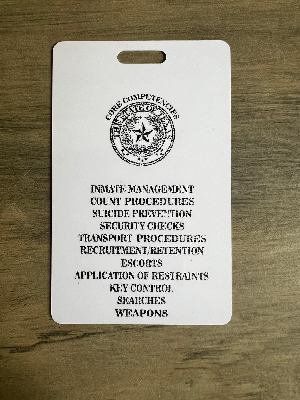 TDCJ Info Cards