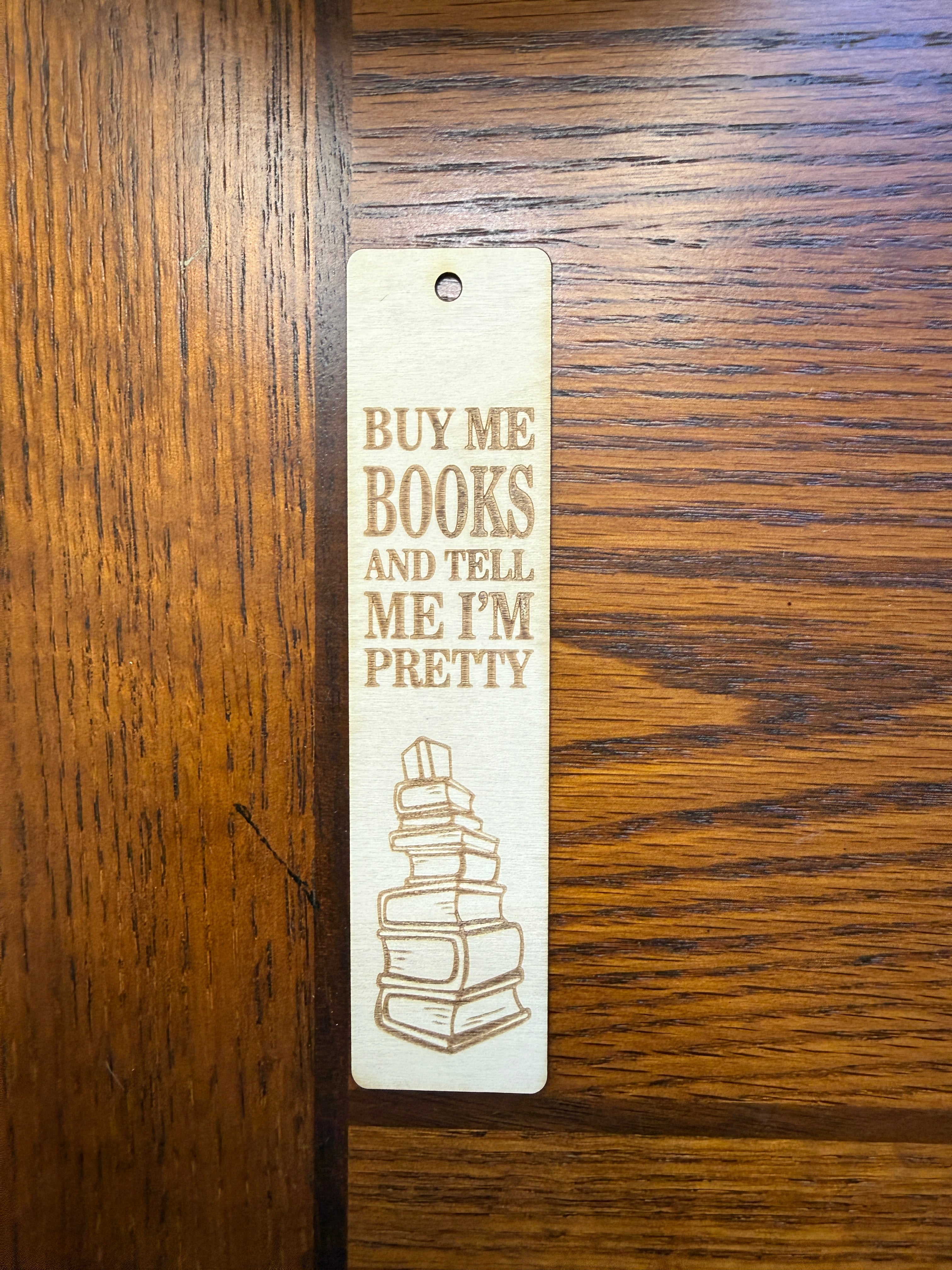 Wood or Leather Bookmarks